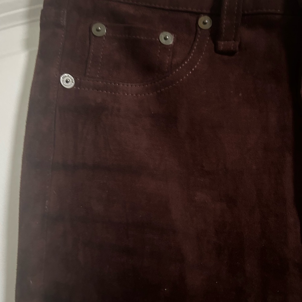 Rag & Bone 100% Lambskin Leather Skinny Pant Size 25 - Picture 3 of 13